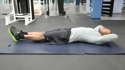 Crunches Legs Straight Out 1