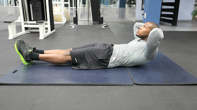 Crunches Legs Straight Out 2