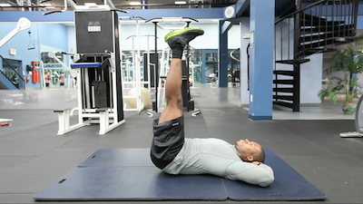 Crunches Legs Straight Up 1