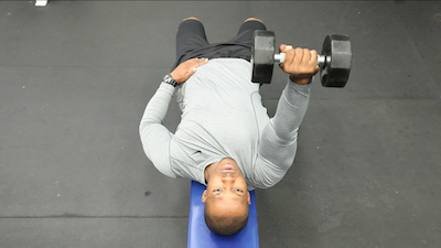 Lying Cross Face Tricep Extension 2