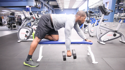 One Arm Dumbbell Row 4