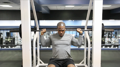 Smith Machine Behind the Neck Press 3